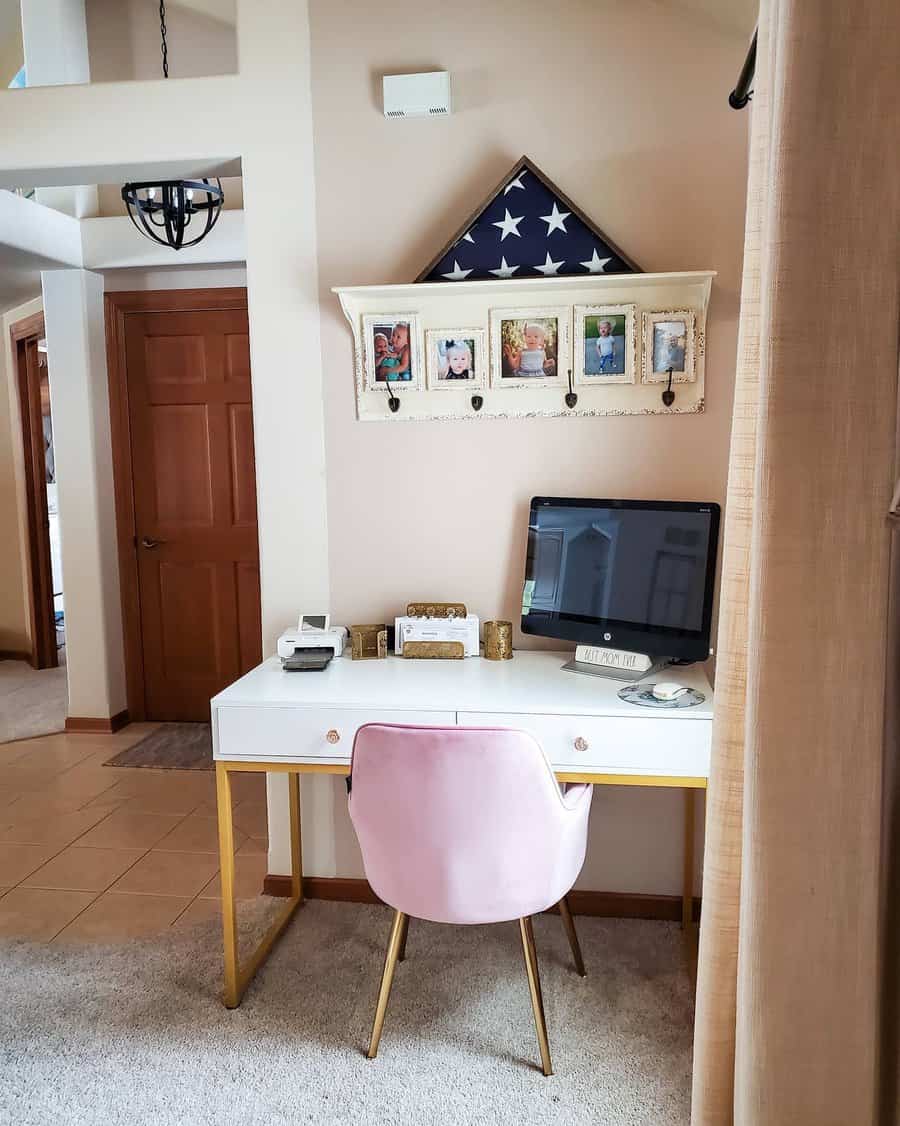 Modern home office desk