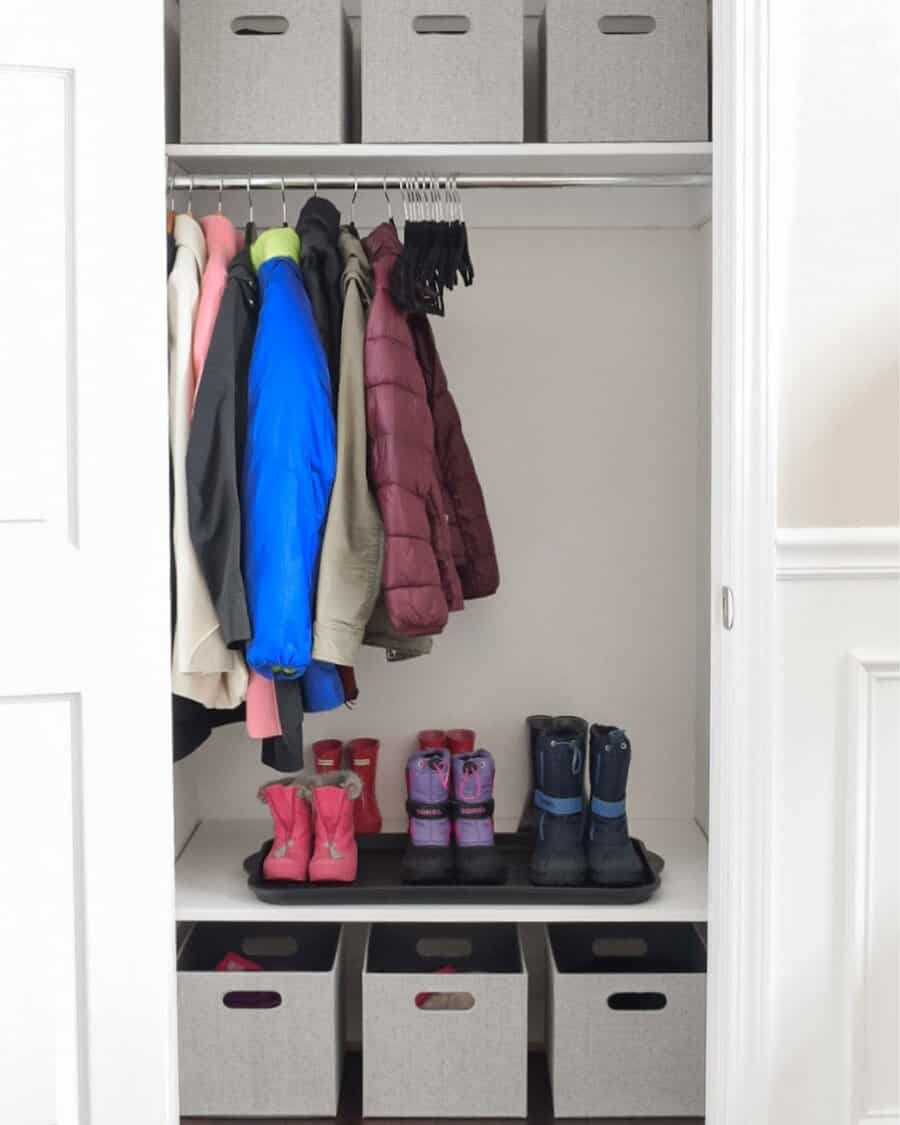 Seasonal small closet