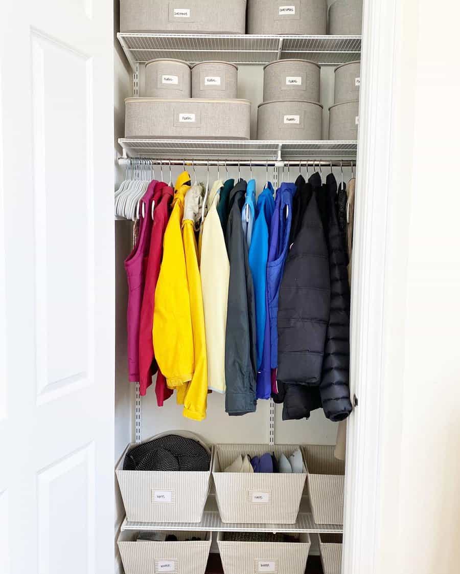 Seasonal small closet