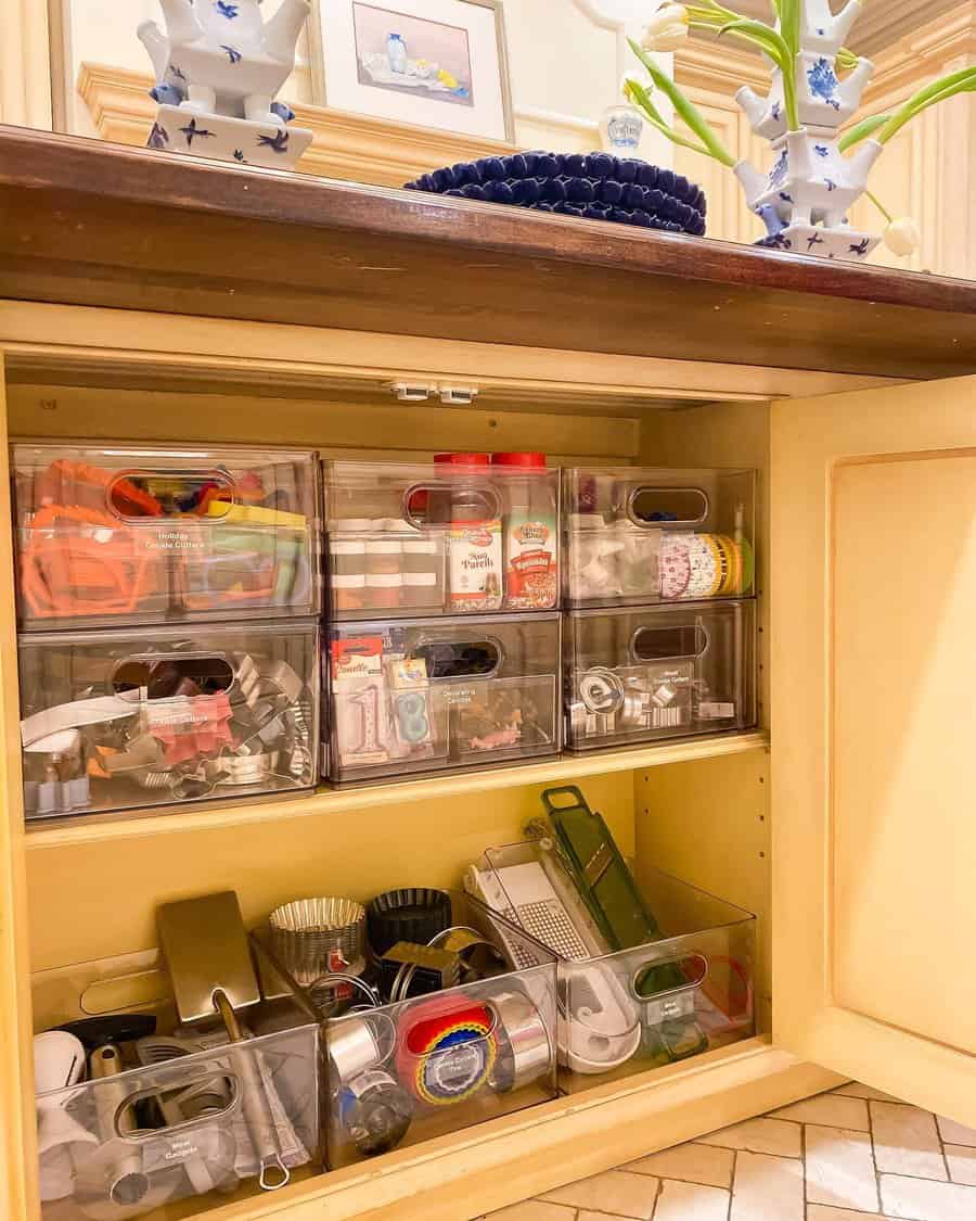 Transparent drawers 