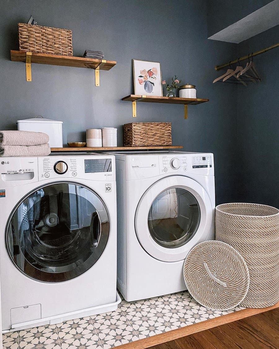 Laundry organizer baskets