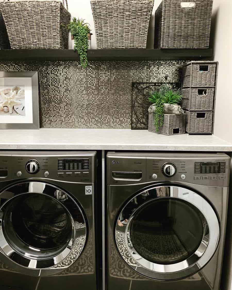 Laundry organizer baskets