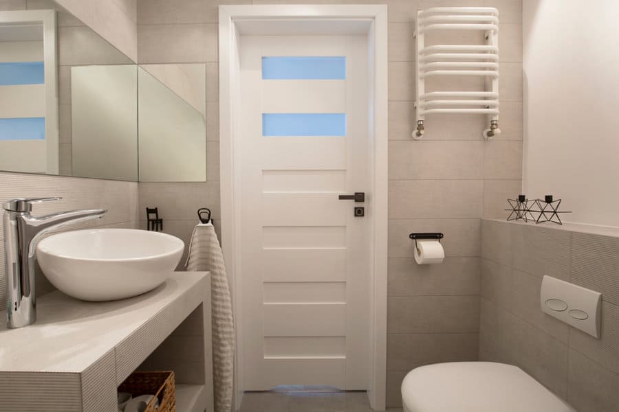 Contemporary Bathroom Door Ideas 3