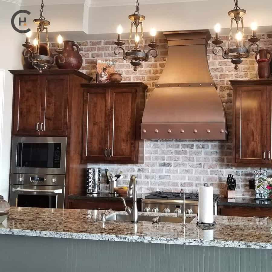 Metal range hood