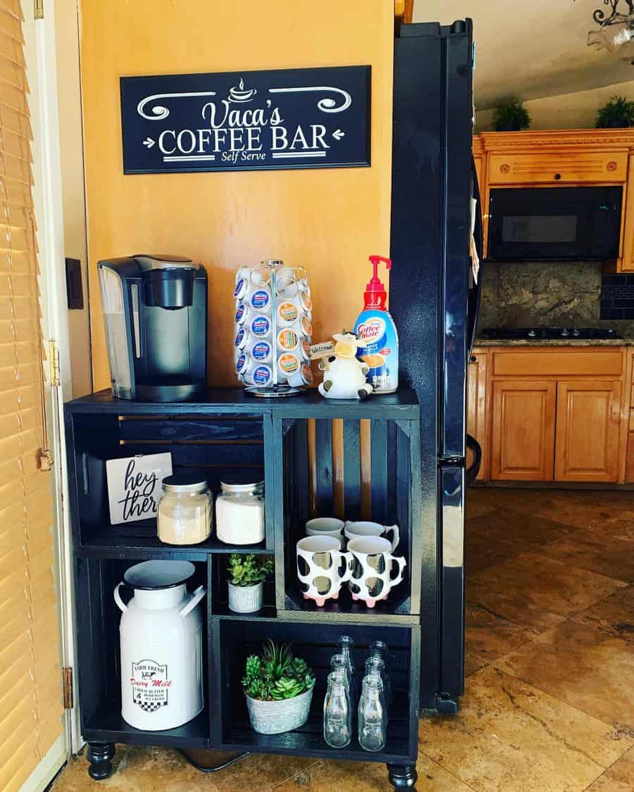 crate pallet coffee station