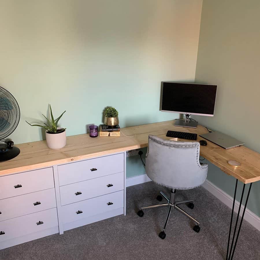 Corner Home Office Desk Ideas delamereintheblossom