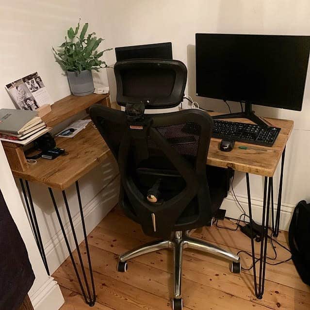 Corner Home Office Desk Ideas upcyclingwithemma