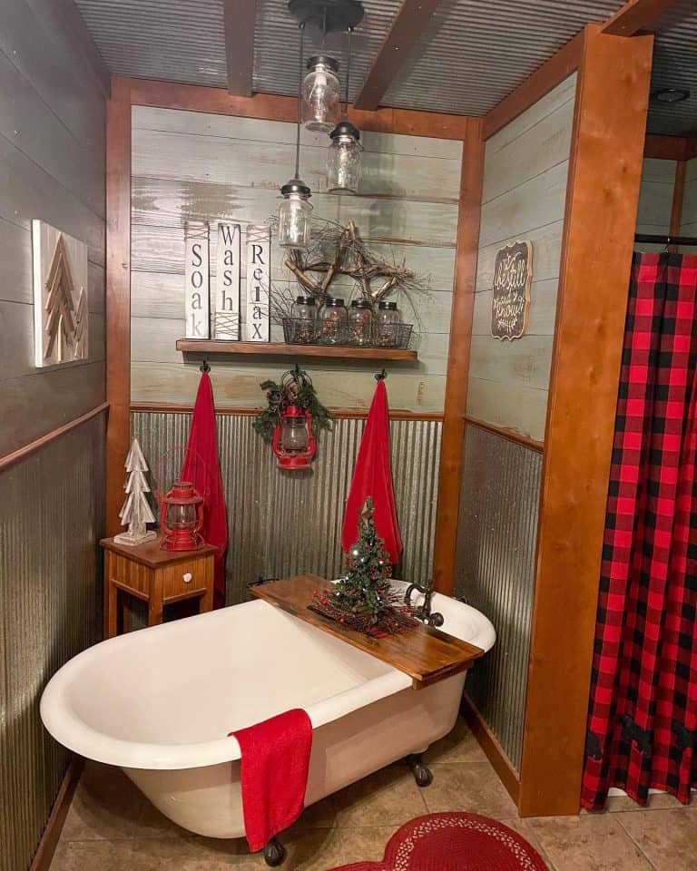 23 Rustic Bathroom Decor Ideas For Your New Makeover   Cottage Or Country Rustic Bathroom Countrygirlathome 768x960 