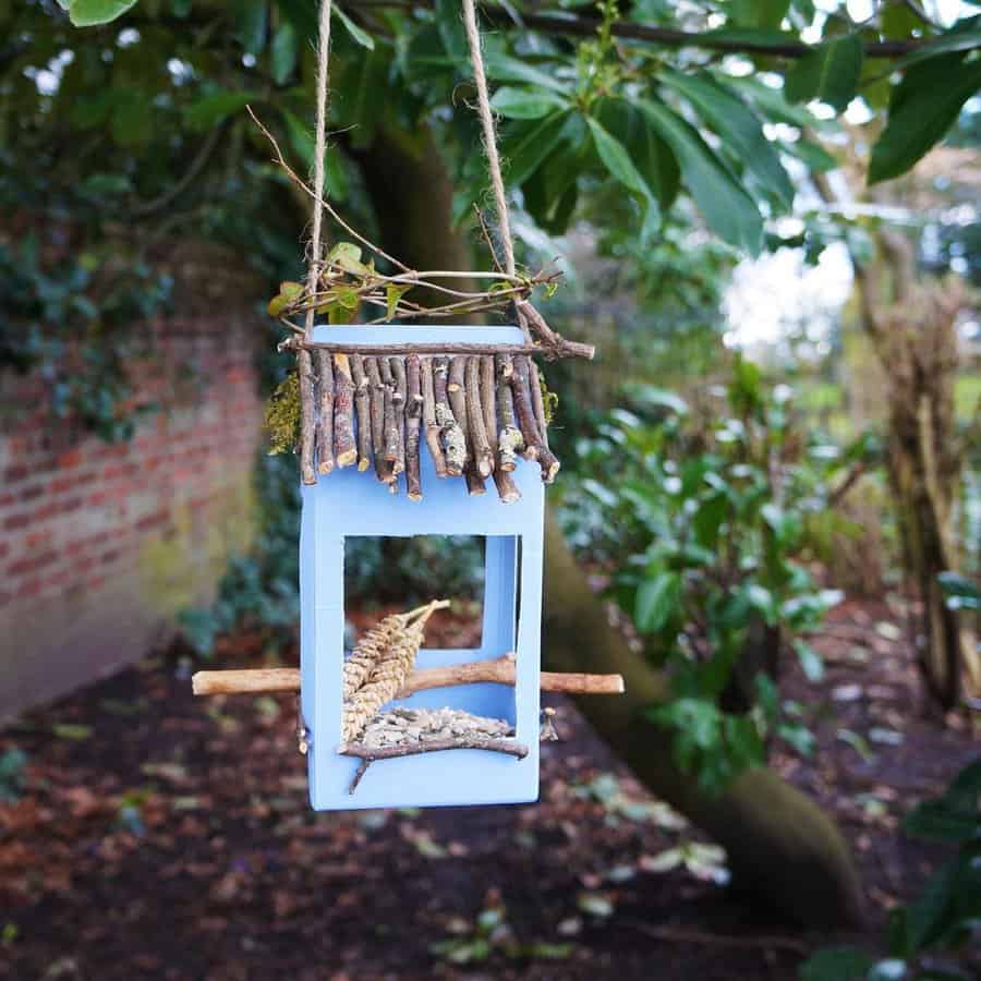 DIY bird feeder