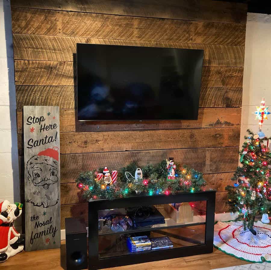 Basement tv storage