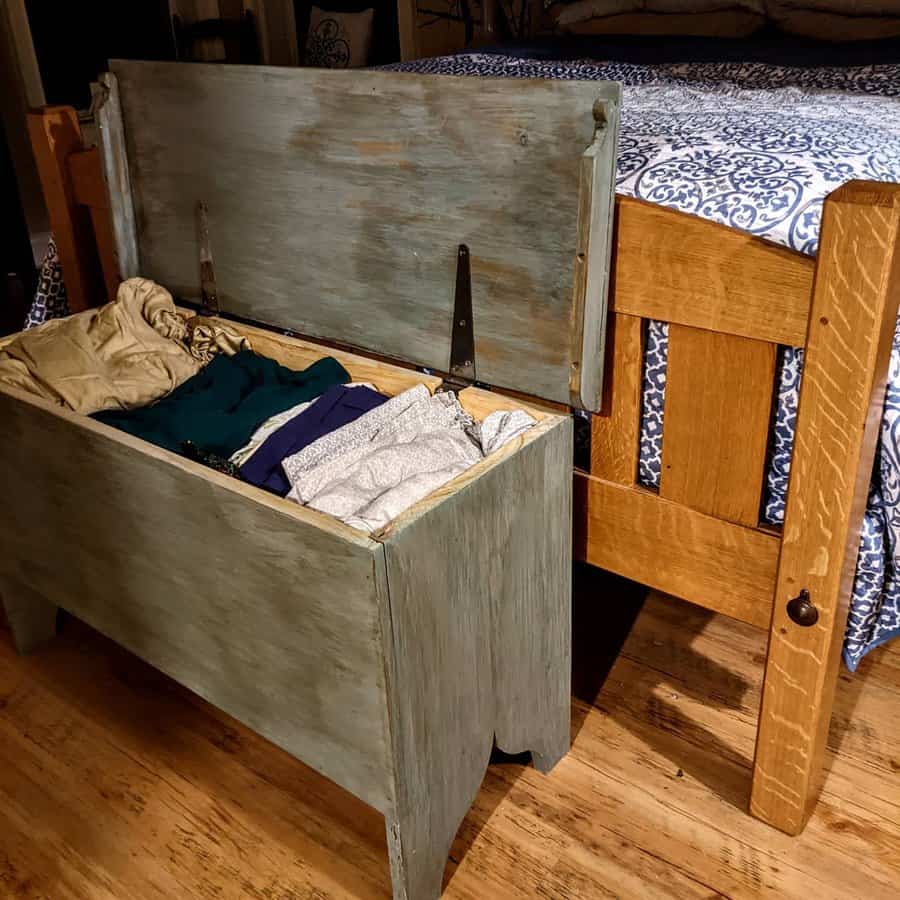 DIY Blanket Storage Ideas southforktimber