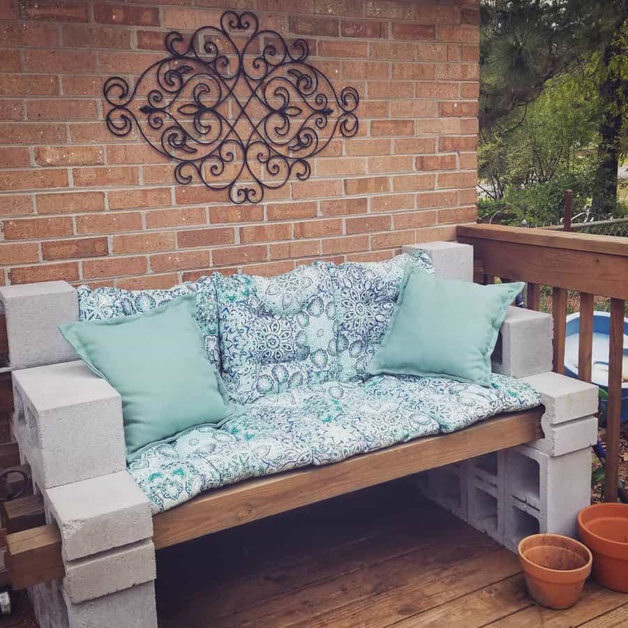 Wooden pallet sofa