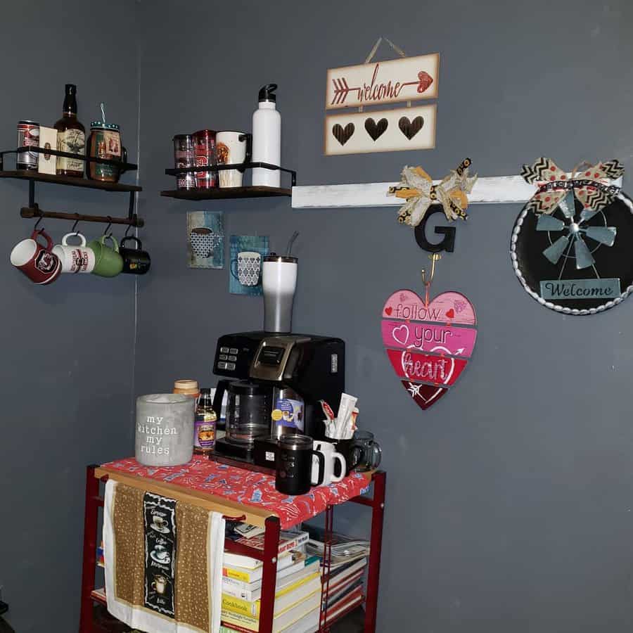 DIY coffee bar at home