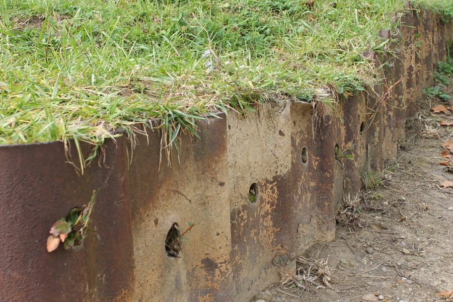 DIY retaining wall