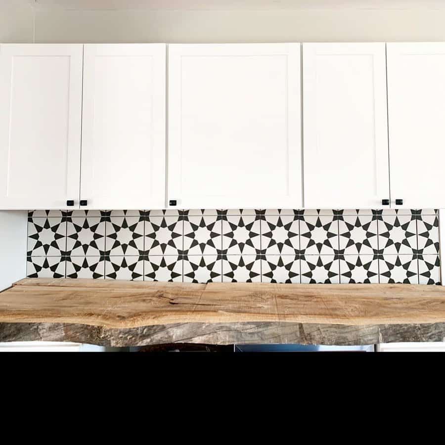 DIY tile backsplash for kitchen