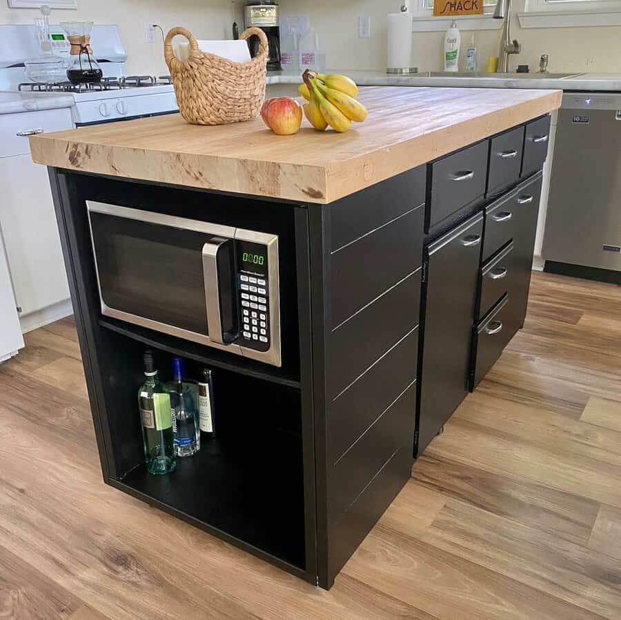 DIY kitchen island