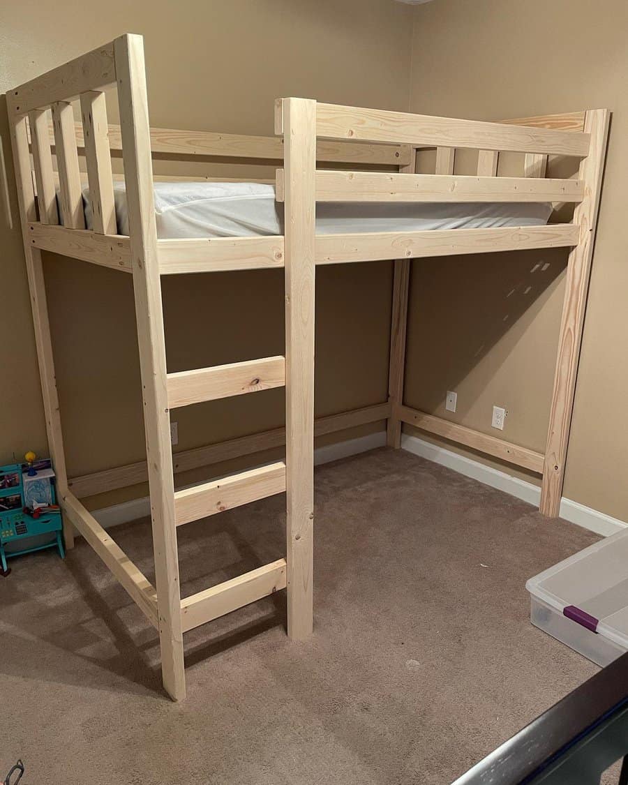 Small loft bed