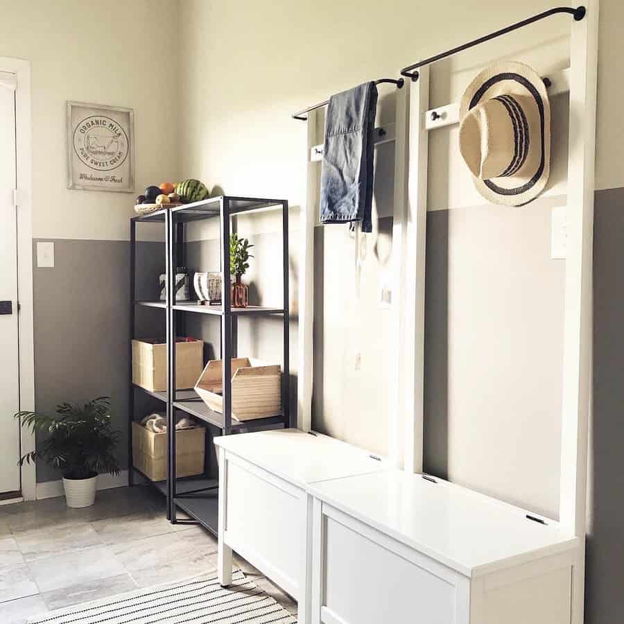 DIY mudroom storage ideas