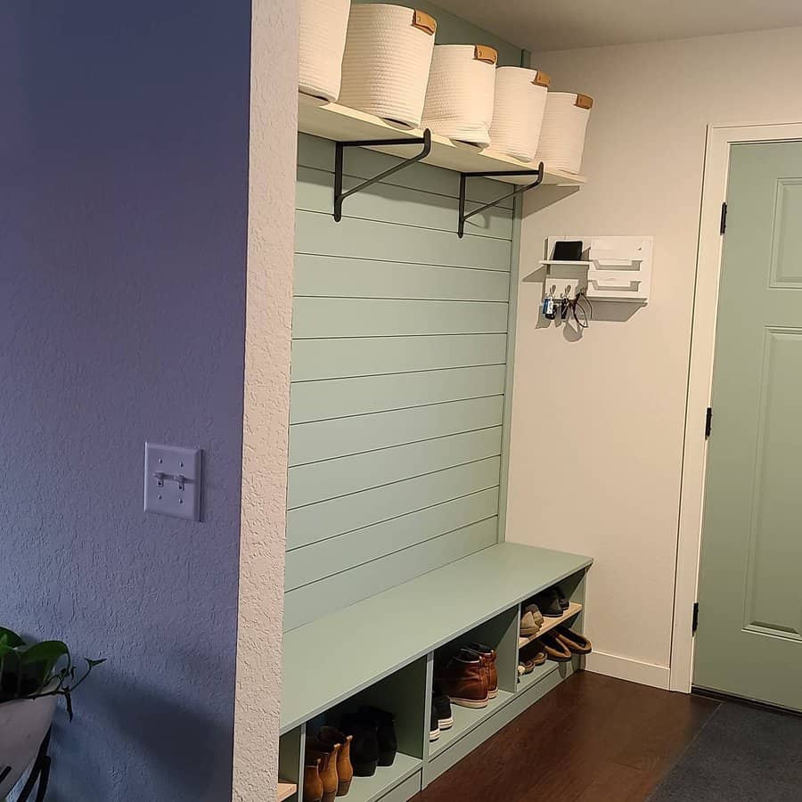 DIY mudroom storage ideas