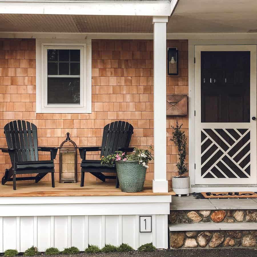 Porch with simple seating