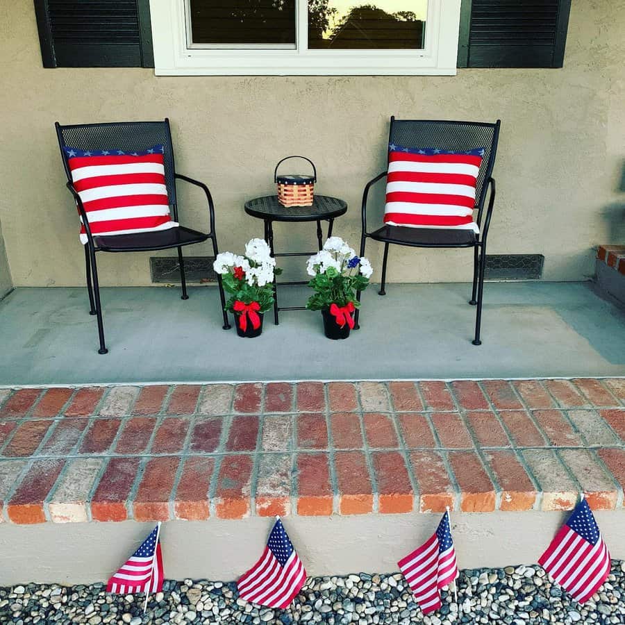 porch with simple seating