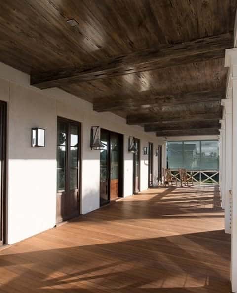 Rustic porch ceiling 