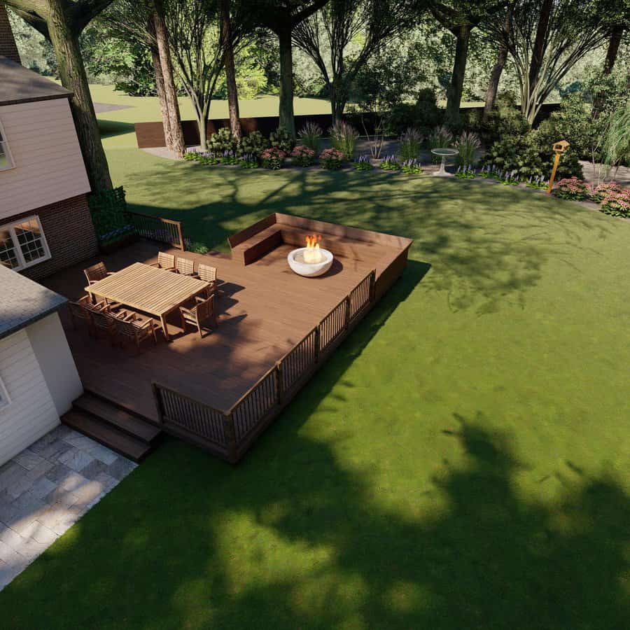 backyard deck