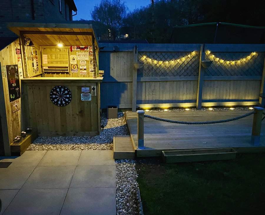 DIY garden bar