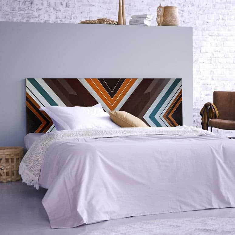 Printed headboard