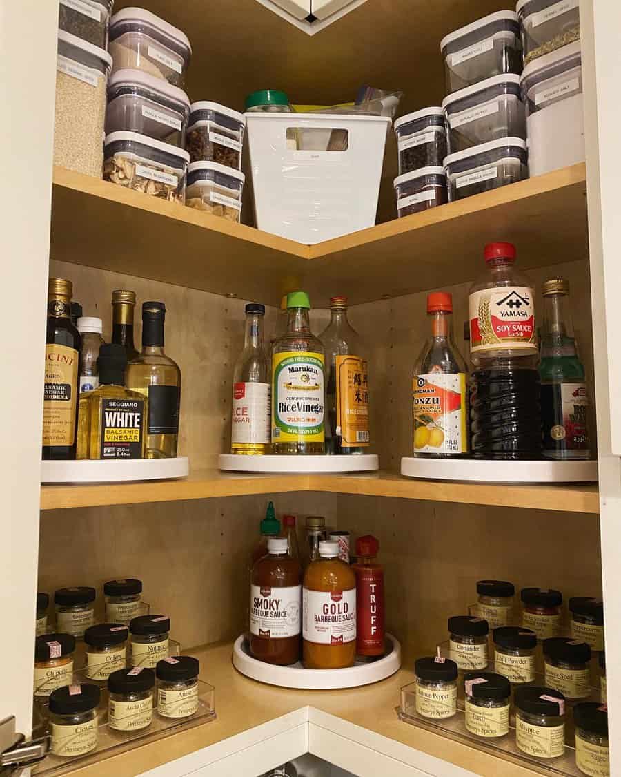 Lazy susan organizers