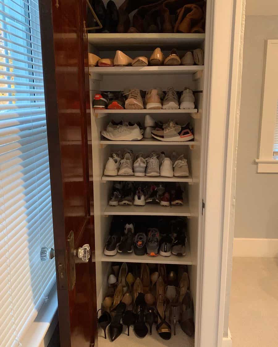 enclosed shoe storage