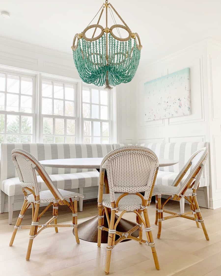 Dining room coastal decor