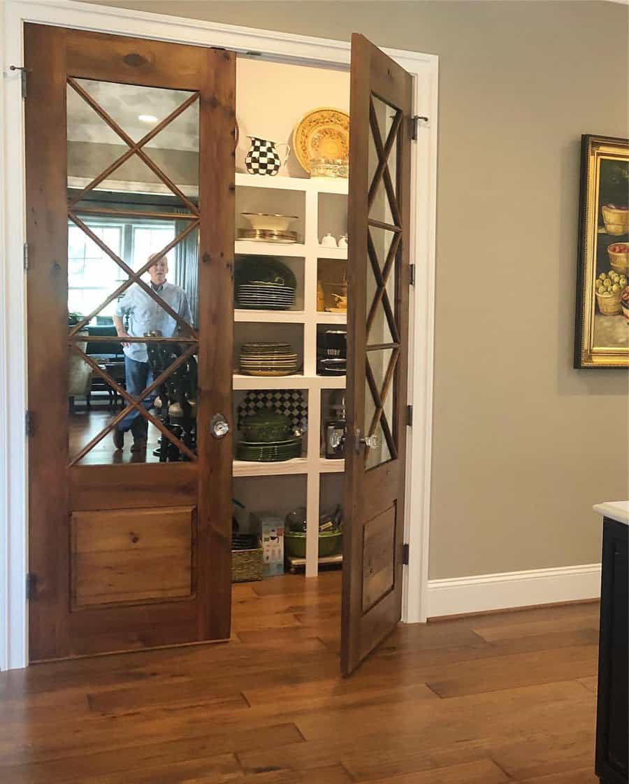 Double Door Pantry Door Ideas martin custom woodworking