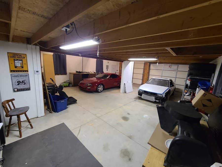 Exposed Garage Ceiling Ideas flicktitty