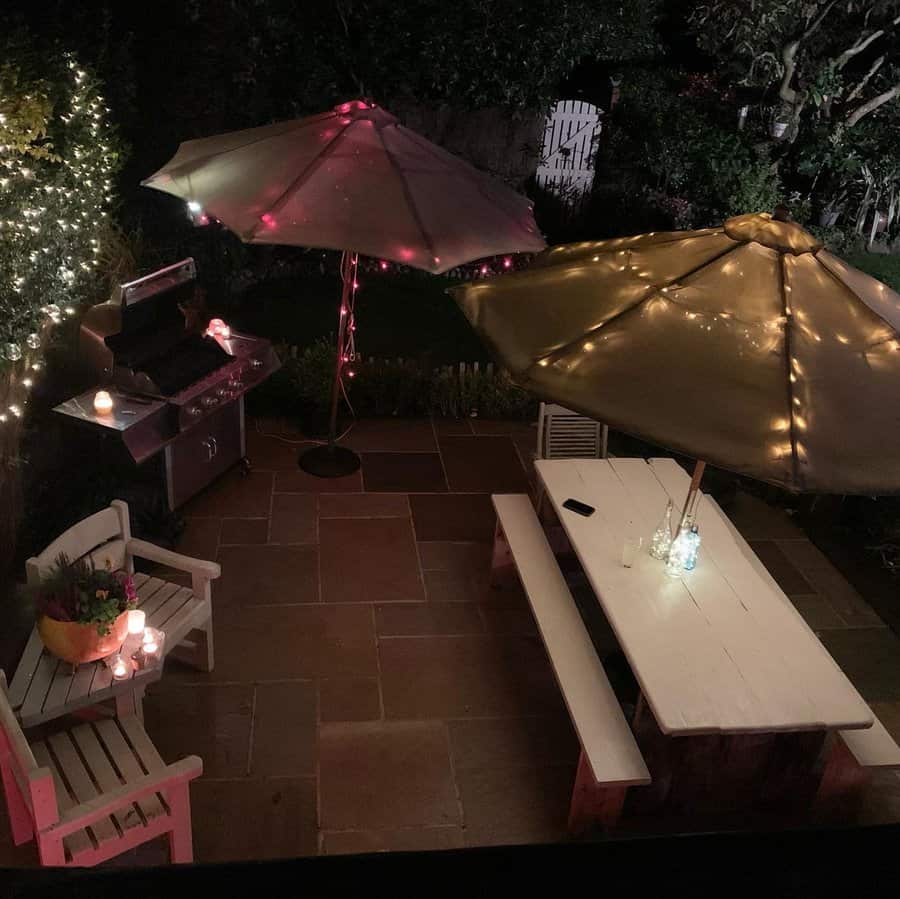patio Christmas lighting