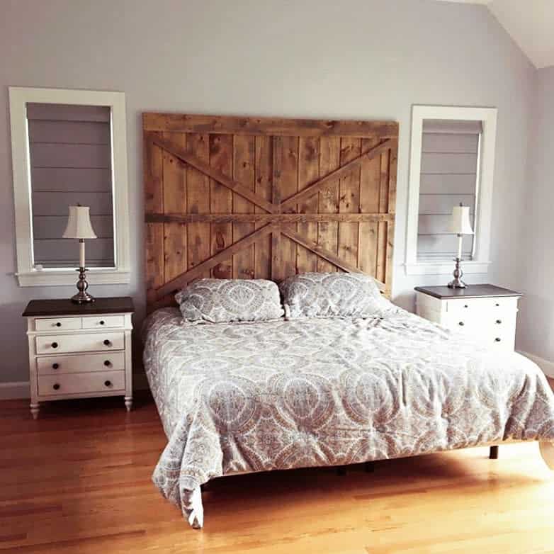 Wooden headboard 