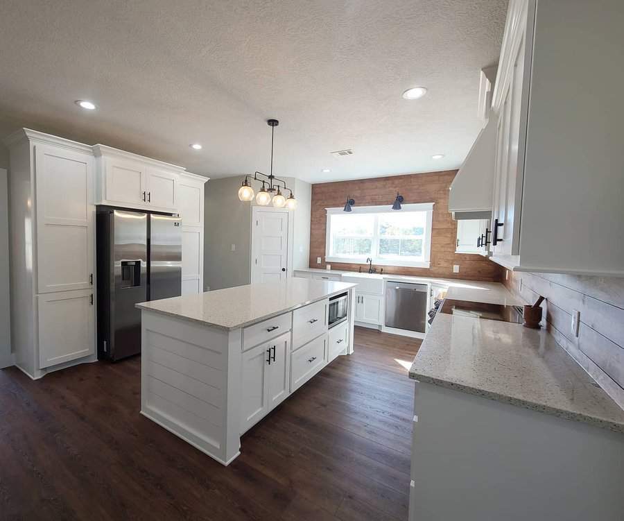 Farmhouse kitchen island