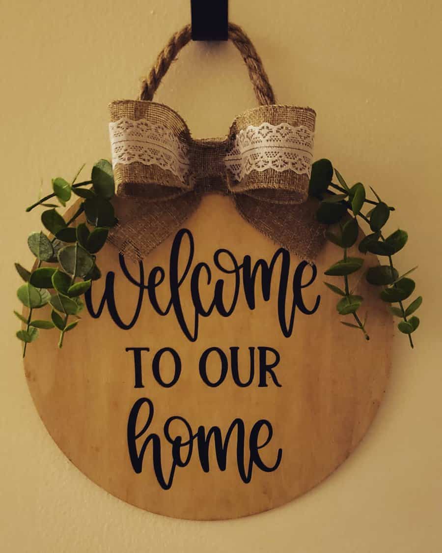 Farmhouse style greeting 