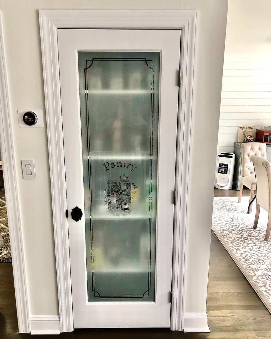Frosted Glass Pantry Door Ideas on.point .improvements