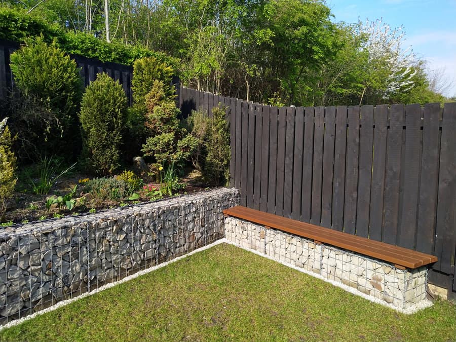 Gabion wall