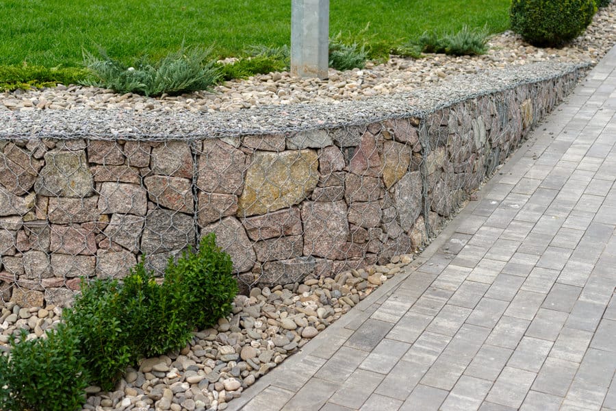 Gabion wall