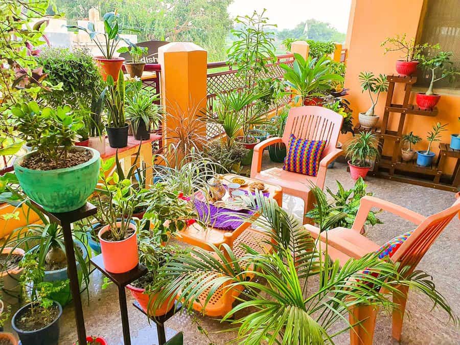 Balcony garden