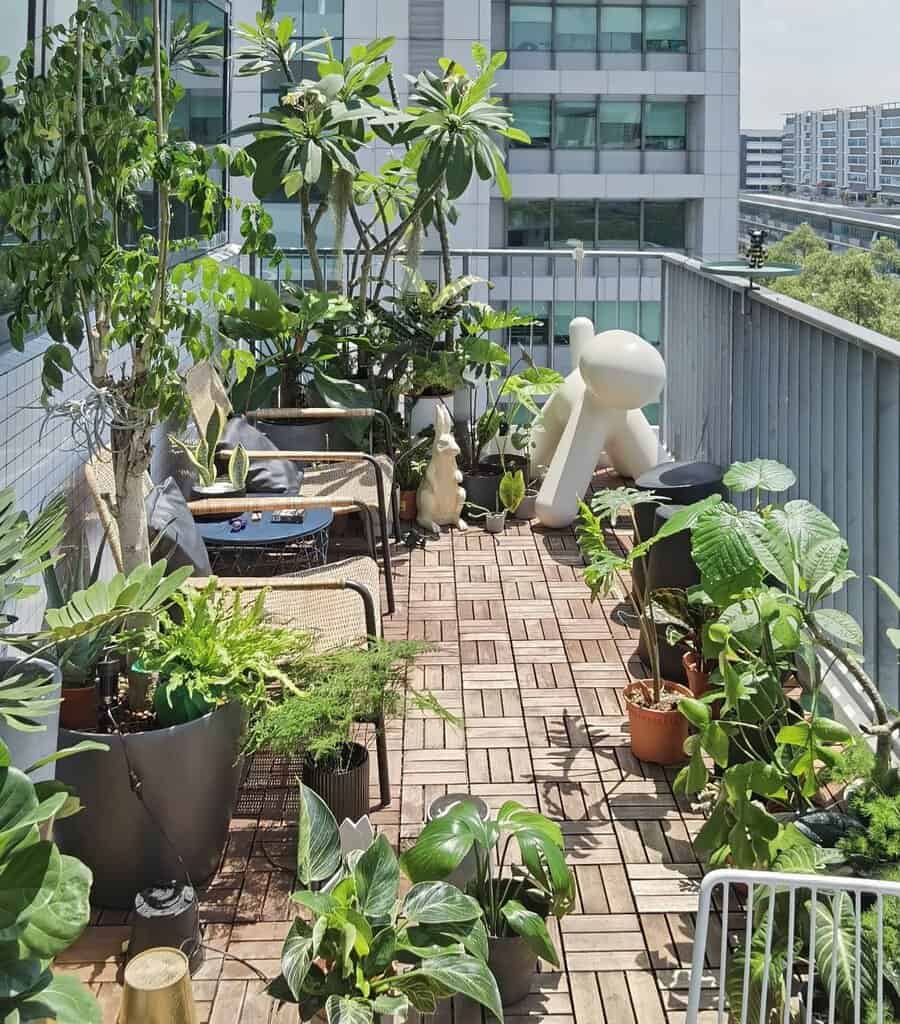 Balcony garden