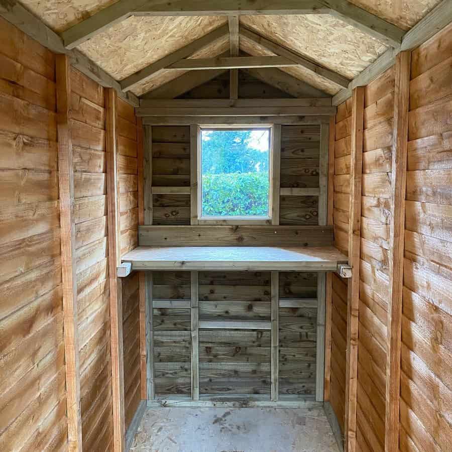 DIY shed storage