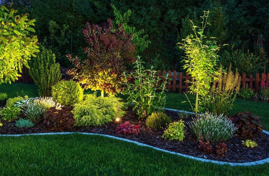 Subtle Garden Landscape Lighting