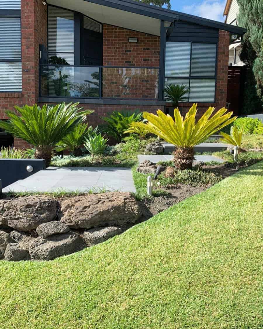 Slope landscaping