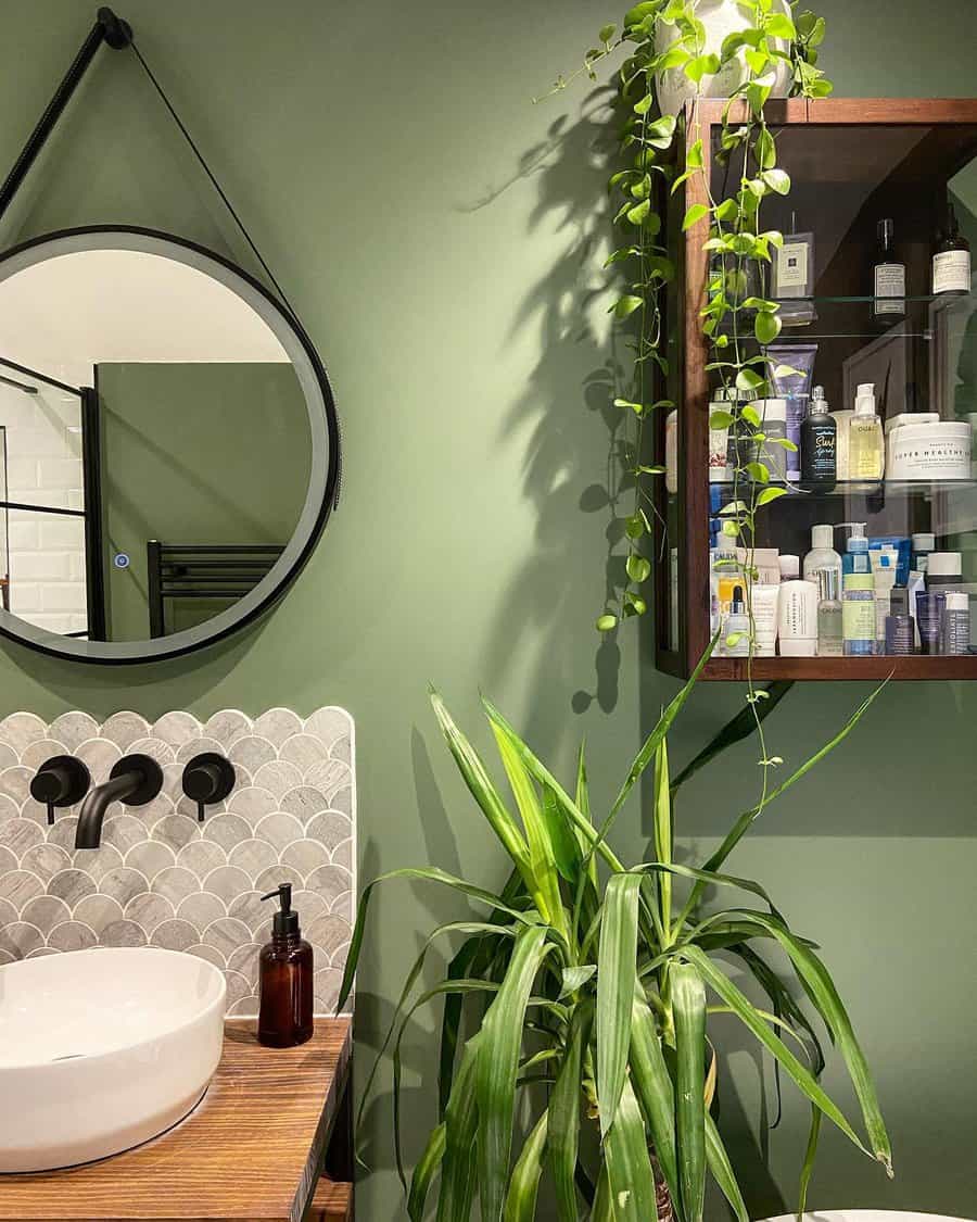 Green Bathroom Paint Ideas renovateno28 1