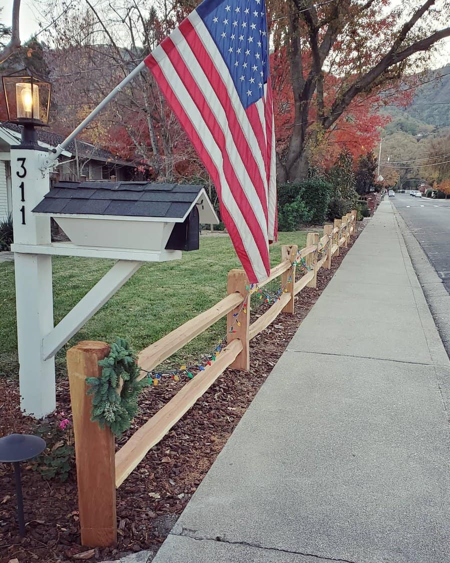 House styled mailboxes