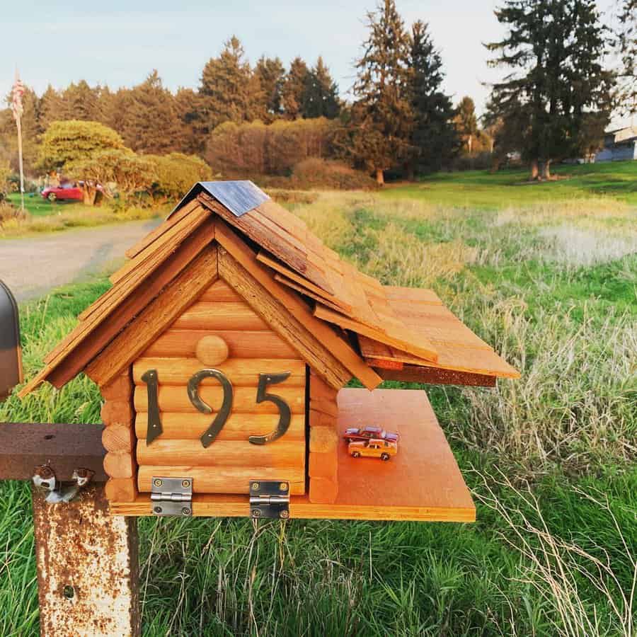 House styled mailboxes