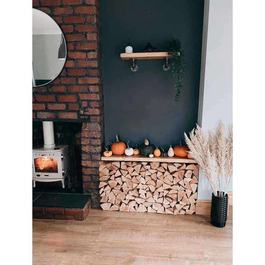 Indoor firewood storage